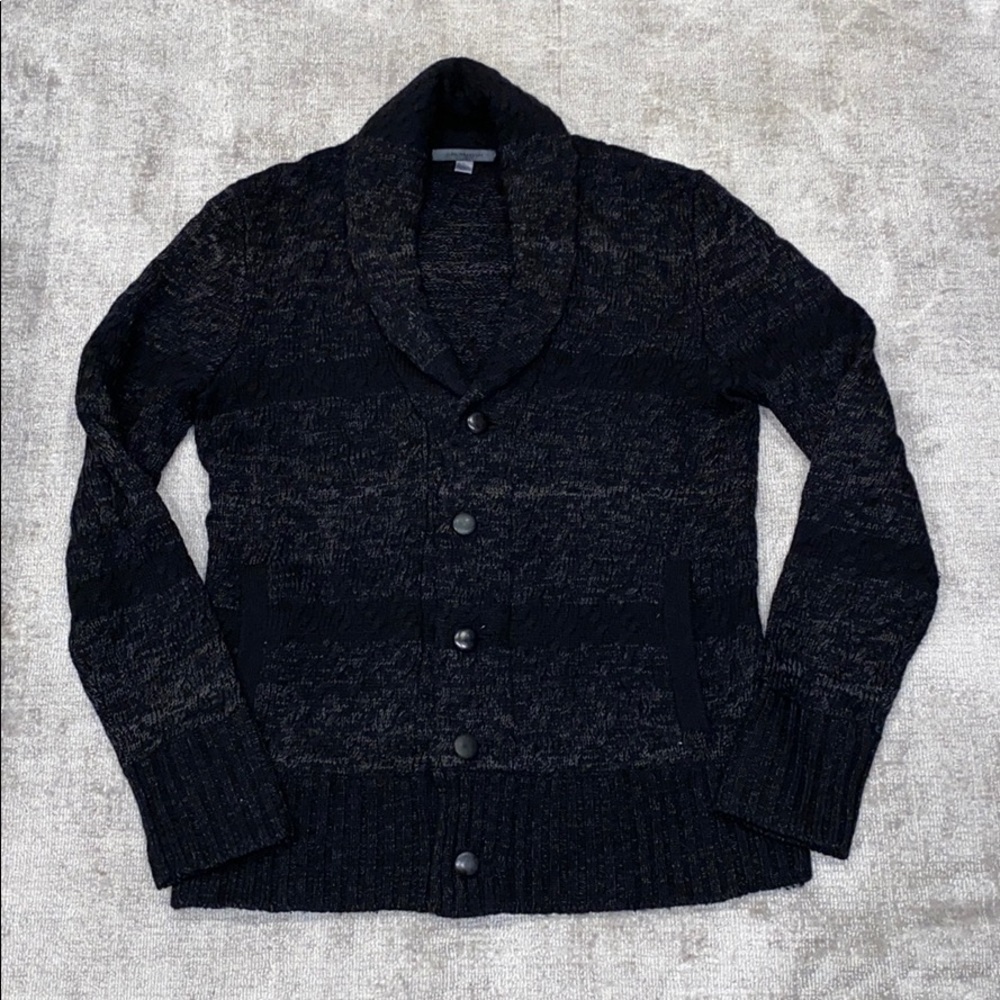 John Varvatos wool/silk chunky cardigan